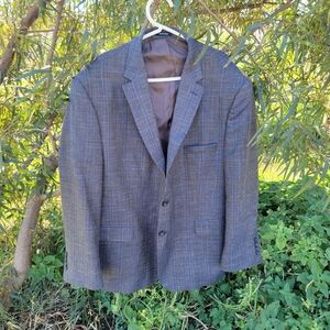 Pronto Uomo Mens Charcoal Blazer Suit Jacket Made Egypt Size 52